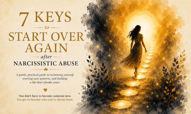7 Keys to Start Over Again After Narcissistic Abuse